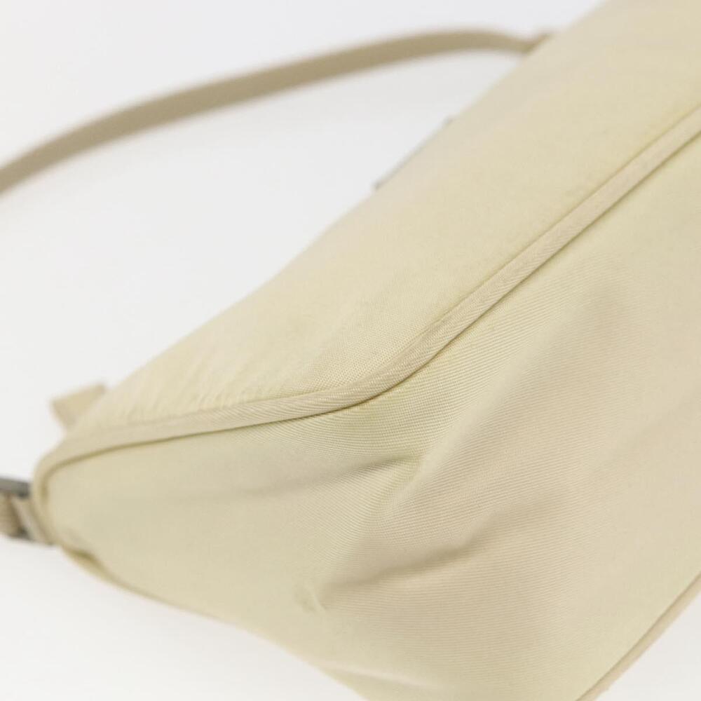 PRADA Accessory Pouch Nylon Ivory Silver Auth 160936 - Picture 14 of 16
